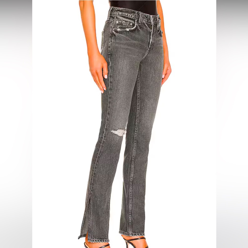Hailey Low Rise Slim Boot in Empire State GRLFRND